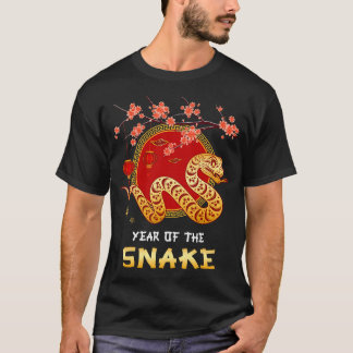 Camiseta Ano Do Novo Ano Lunar Em Cobra 2025