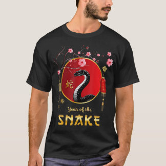 Camiseta Ano Do Novo Ano Lunar Em Cobra 2025