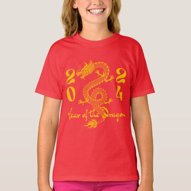 Camiseta Ano do Ouro do Dragão (Frente)
