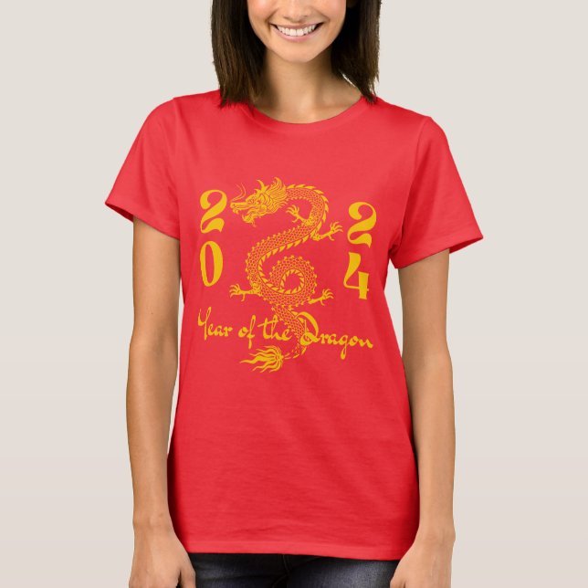 Camiseta Ano do Ouro do Dragão (Frente)