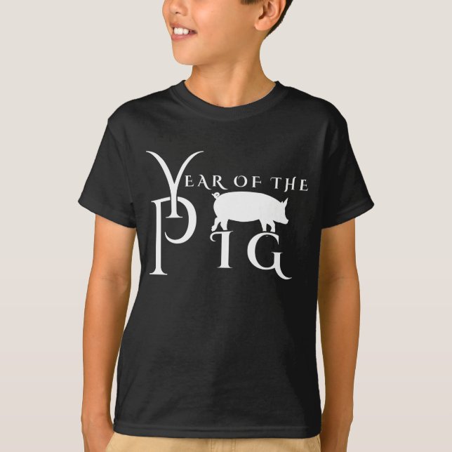 Camiseta Ano do porco (Frente)