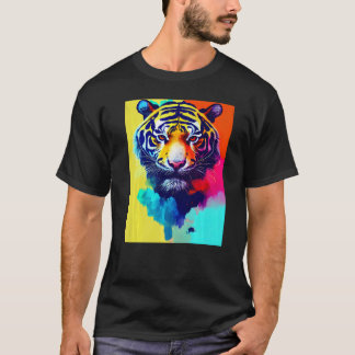 Camiseta Ano Do Prêmio Artístico Do Tigre De Bengala