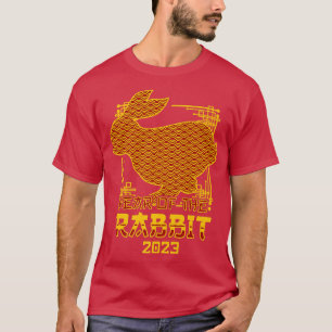 Camiseta Ano Do Prêmio De Ano Novo 2023 Da China De Coelho