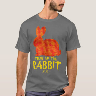 Camiseta Ano Do Prêmio De Ano Novo 2023 Da China De Coelho