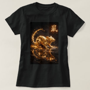 Camiseta Ano do Rato Fu Zodíaco Chinês 0046467