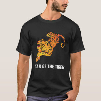Camiseta Ano Do Sinal Zodíaco Chinês Do Tigre