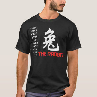 Camiseta Ano do t-shirt da obscuridade do coelho