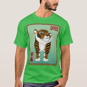 Camiseta Ano do Tigre, 2022, Água Gota Chinesa no Ano Novo