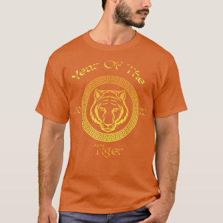 Camiseta Ano do Tigre 2022, Circular Chinês Novo