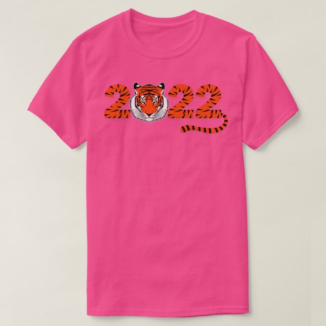 Camiseta Ano Do Tigre De Bengala 2022  (Frente do Design)