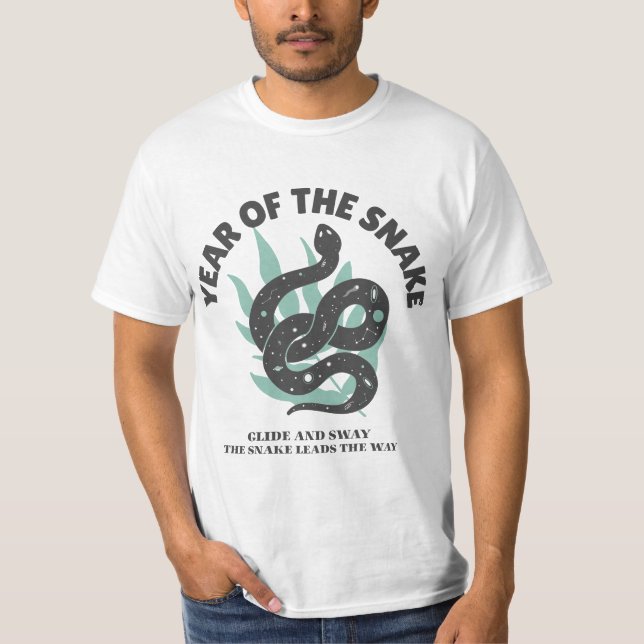 Camiseta Ano Do Zodíaco Chinês Cobra (Frente)
