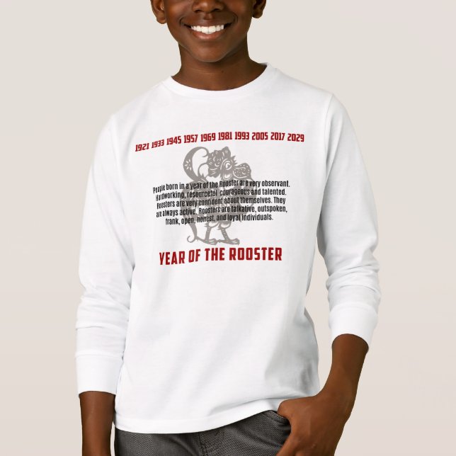 Camiseta Ano dos Traços de Galo (Frente)