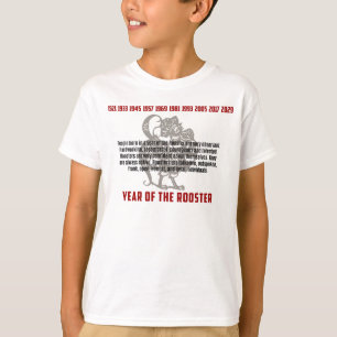 Camiseta Ano dos traços do galo