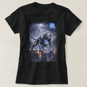 Camiseta Ano Fu Chinês do Zodíaco Macaco 0046489