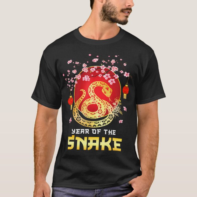Camiseta Ano Incrível Do Cobra 2025 Ano Novo Chinês Zo (Frente)
