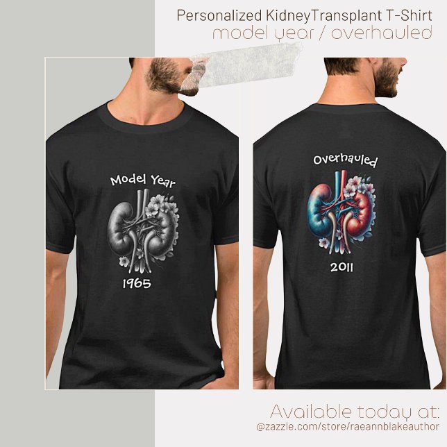 Camiseta Ano-Modelo/Transplante Renal Revisto - T-Shirt (Criador carregado)