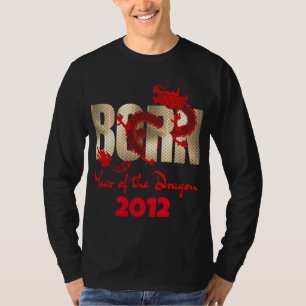 Camiseta Ano nascer do Dragão 2024, 2012, 2000, 1988