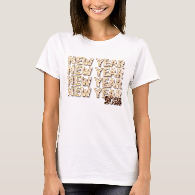 Camiseta Ano Novo 2025 (Frente)