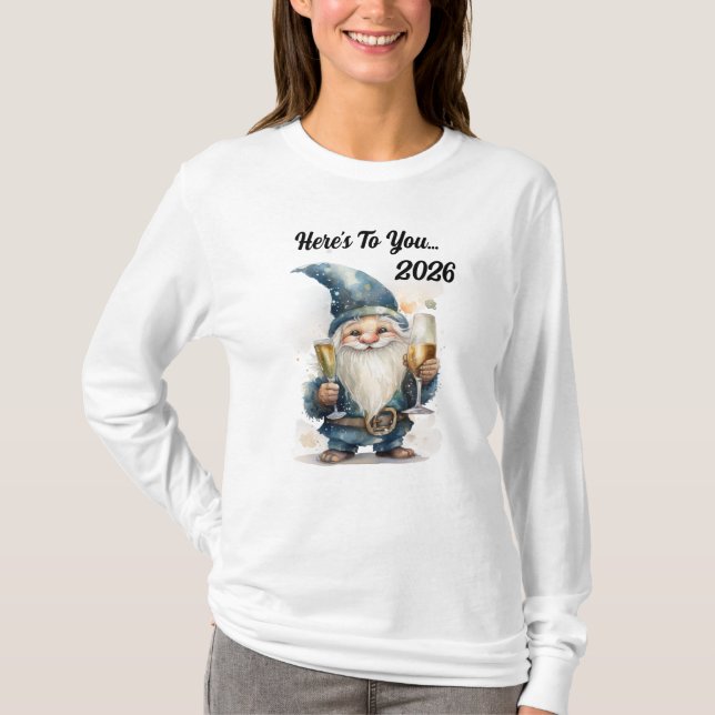 Camiseta Ano Novo 2026 (Frente)