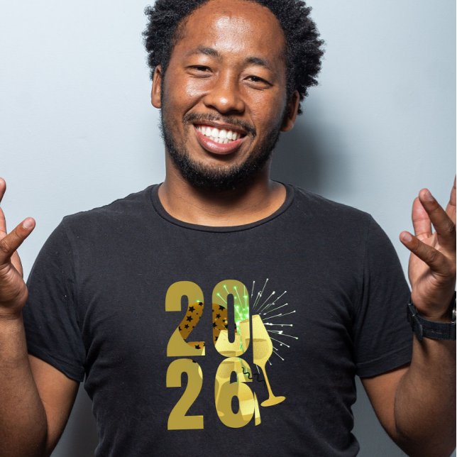 Camiseta Ano Novo 2026 (Criador carregado)