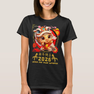 Camiseta Ano Novo Cavalo Lunar Chinês