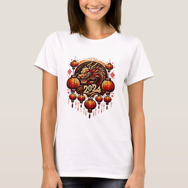 Camiseta ano novo chinês 2024 (Frente)