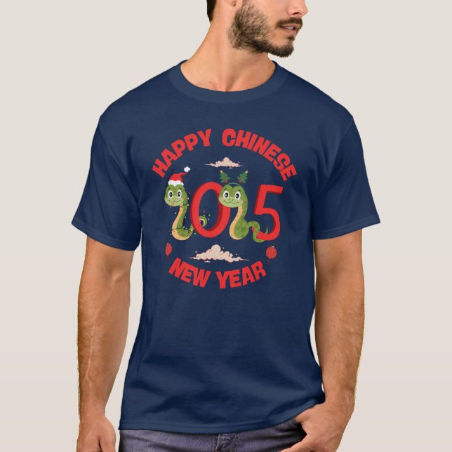 Camiseta Ano Novo Chinês 2025 Do Cobra (Frente)
