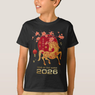 Camiseta Ano Novo Chinês 2026 Ano Do Cavalo