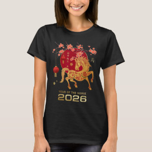 Camiseta Ano Novo Chinês 2026 Ano Do Cavalo _2