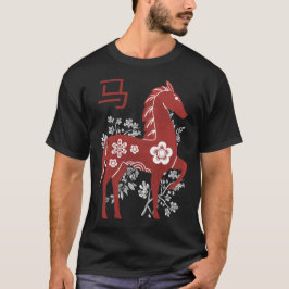 Camiseta Ano Novo Chinês Cavalo 2026