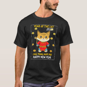 Camiseta Ano Novo Chinês Vietnamita 12 Zodiacos Caligrafia