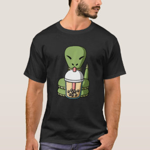 Camiseta Ano Novo da China Cobra Boba Tea Bubble