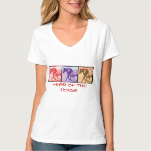 Camiseta Ano Novo do Cavalo Chinês