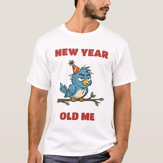 Camiseta Ano Novo, Eu Velho (Frente)