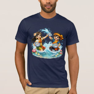 Camiseta Ano Novo Laos Festival de Água Infantil – Pi Mai L
