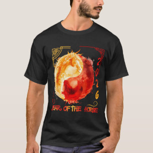 Camiseta Ano Novo Lunar Chinês do Cavalo 2026