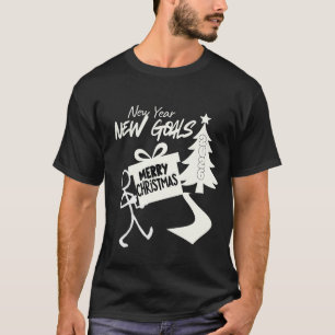 Camiseta ANO NOVO moda alegre natal feliz