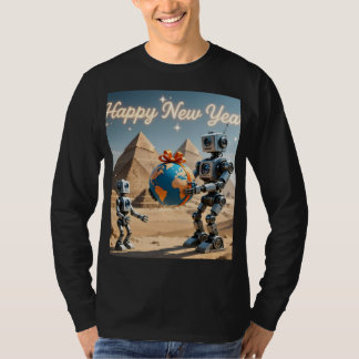 Camiseta Ano Novo Robótico no Egito