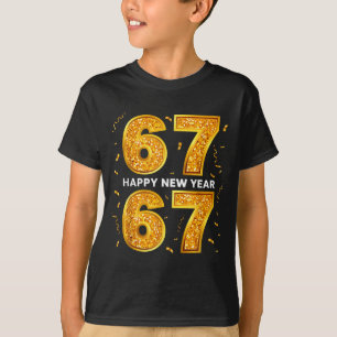 Camiseta Ano Novo Seis Sete 6 7 Meme Engraçado Feliz Ano No