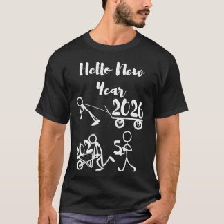 Camiseta ANO NOVO tendência natal feliz