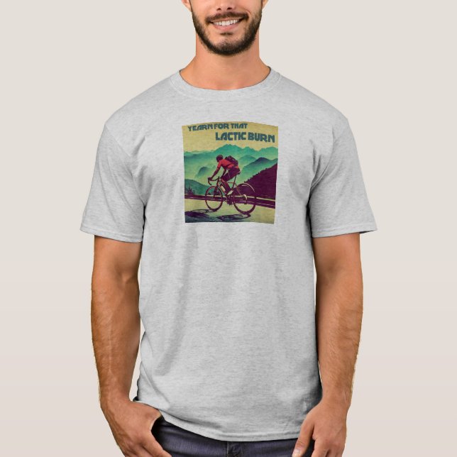 Camiseta Ano Para O Ciclo De Queima Lática (Frente)