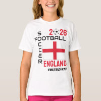 Ano Personalizado 2026 INGLATERRA Futebol Soccer