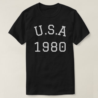 Camiseta Ano personalizado EUA