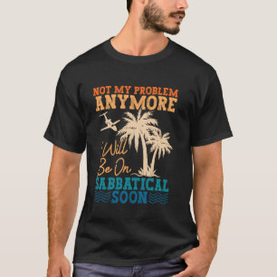 Camiseta Ano Sabático de Viagem Férias Sabática Fora do Tra