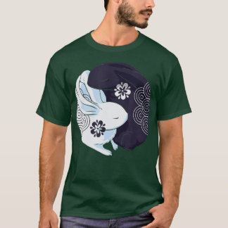 Camiseta Ano Yin Yang Do Coelho Feliz Ano Novo Chinês