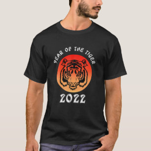 Camiseta Ano Zodíaco Chinês do Novo Lunar Chinês Tigre