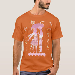 Camiseta Anohana, A Flor Que Vimos Naquele Dia Ano Oi Mita