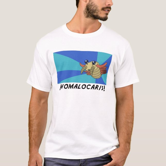 Camiseta Anomalocaris! Animal pré-histórico (Frente)