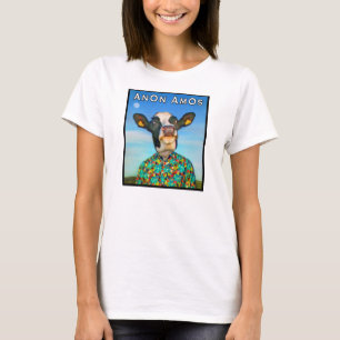 Camiseta AnOn AmOs - Vaca do desenhista - cor completa