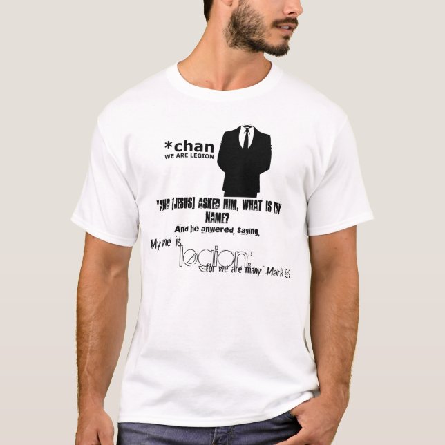 Camiseta Anon~ nós somos legião (Frente)